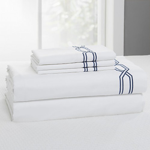 Flat sheet, 300 TC 100% Cotton Solid White 