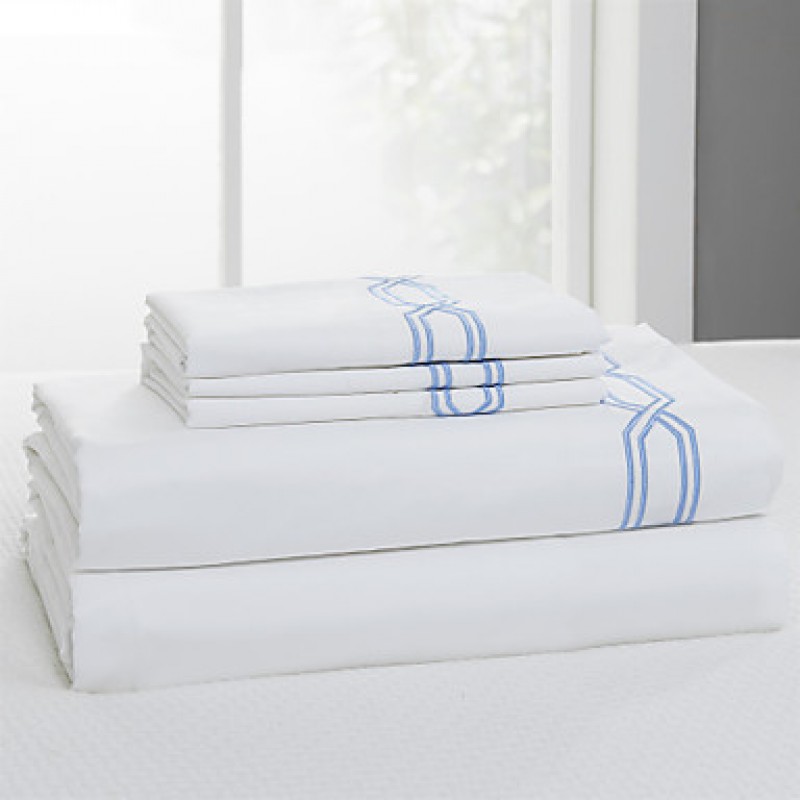 Fitted sheet, 300 TC 100% Cotton Solid White Up to...