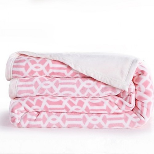 Super Soft Soild Flannel Multi-sized Plush Blanket