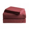 Red Solid Microfiber Sheet Sets